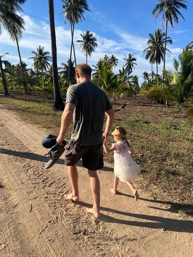 The proud mum says father and daughter have the “sweetest bond”.