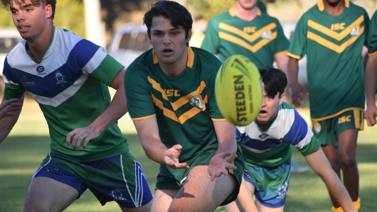 Rockhampton District Secondary Schools Rugby League Open D grand final, St Brendan's College 5 versus The Cathedral College 4, Rugby Park, Rockhampton, September 10, 2021.