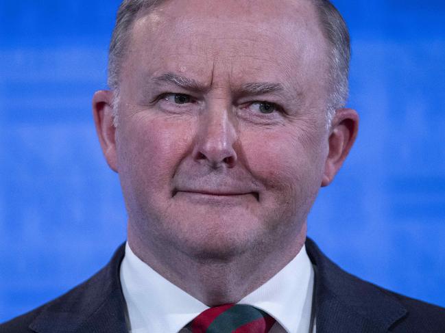 CANBERRA, AUSTRALIA-NCA NewsWire Photos AUGUST 27 2020.ANTHONY ALBANESE NPCThe Opposition Leader Anthony Albanese during his address to the national Press Club in Canberra.Picture: NCA NewsWire / Gary Ramage