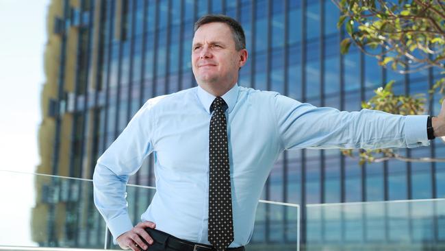 Steve Johnston, Suncorp CEO at their Sydney offices. Picture: John Feder/The Australian.