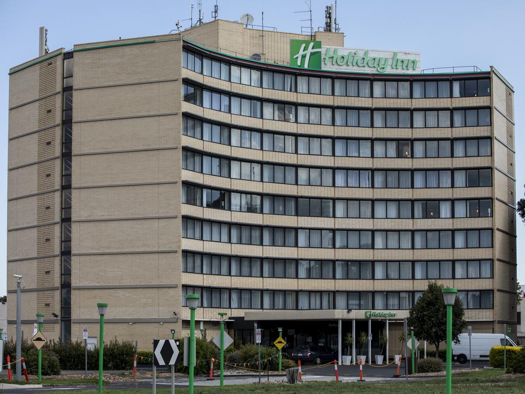 As of Friday, 13 cases had been linked to the Holiday Inn outbreak. Picture: Diego Fedele/Getty Images