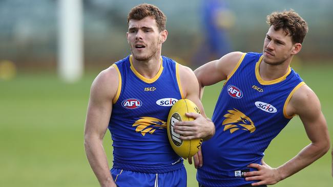 Star Eagles Luke Shuey, left, could be available for less than $400k next week.