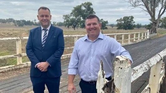 Dubbo mayor Ben Shields and state Nationals MP Dugald Saunders have fallen out over the future of the troubled Dubbo Regional Council. Picture: Facebook