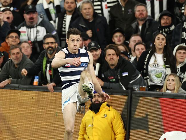 Cameron delivered twice against Collingwood in 2023. Picture by Michael Klein