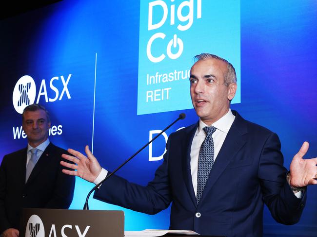 13/12/24: David Di Pilla who is the richlister behind fund manager HMC Capital which is listing data centre owner DigiCo Infrastructure on the ASX. John Feder/The Australian.