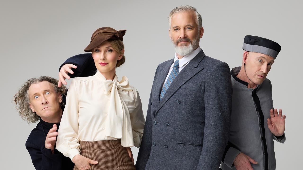 Four actors, 130 characters: Thriller takes energetic comedy twist