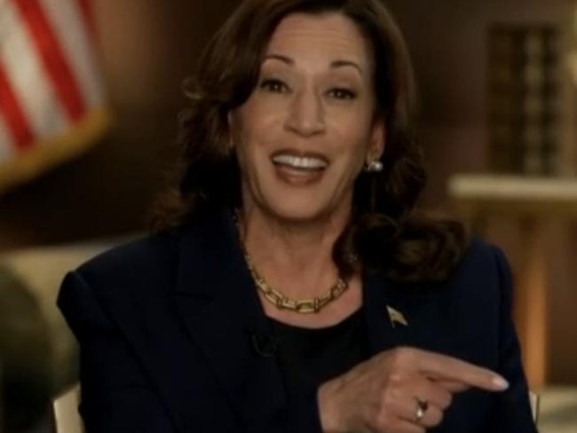 USA Vice President Kamala Harris talks about The Biden v Trump 2024 Debate on CNN. Picture: CNN