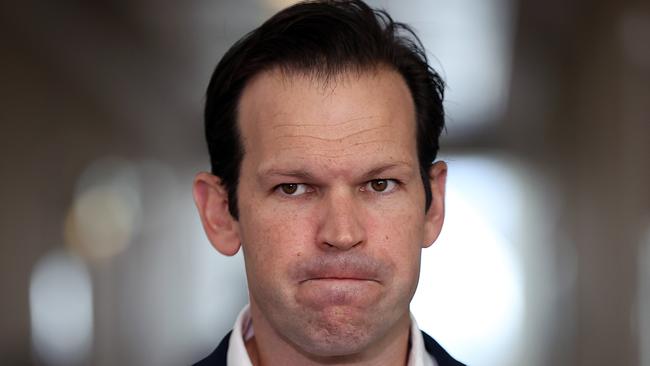 Coalition senator Matt Canavan says he is still unsure if he will support the government’s social media ban. Picture: NewsWire / Gary Ramage