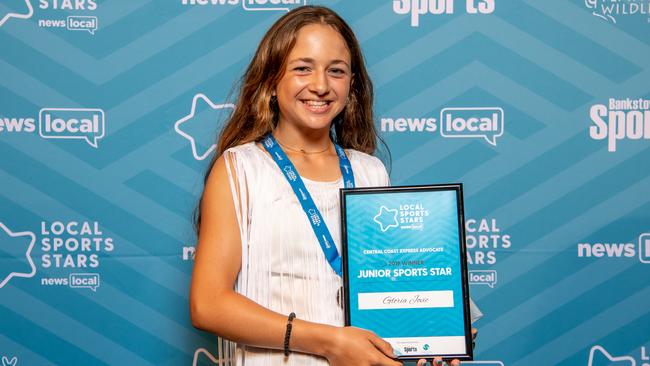 Gloria Jovic took out the <i>Central Coast Express Advocate’s</i> Junior Sports Star award for 2019. Pictures: Monique Harmer