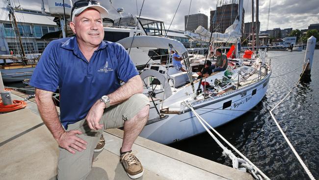 Magic Miles skipper and coronavirus victim Michael Crew in Hobart. PICTURE CHRIS KIDD