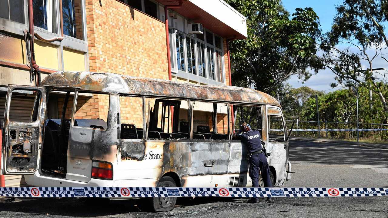 1280px x 720px - Teenager charged with arson over Gladstone school bus fire | The Courier  Mail