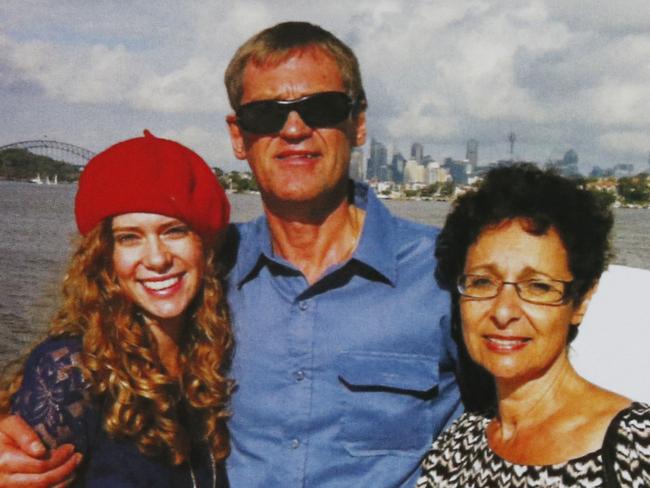 Lars, Vivian and Annabelle Falkholt also died in the crash. Picture: David Swift.