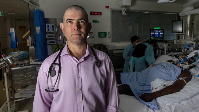 Head of Alice Springs' Intensive Care Unit, Dr Paul Secombe. Picture: Liam Mendes