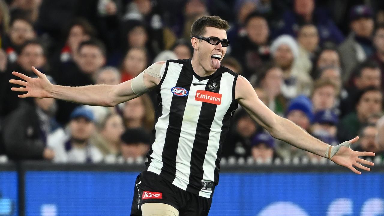 The Pies are through to a prelim. Picture: Quinn Rooney/Getty Images