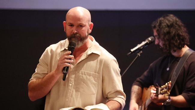 Adam Ryan at Alive Church, Bundaberg, May 27. Picture: Liam Kidston