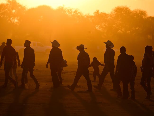 A man has died after being hit by a horse on a race track at the event. Picture: AFP PHOTO / RONALDO SCHEMIDT