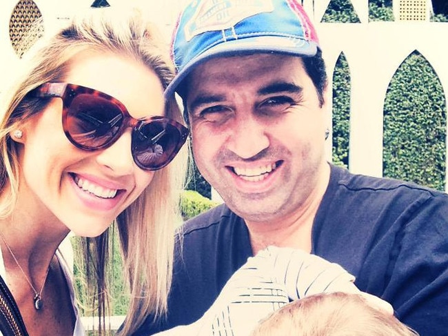 Warwick Mirzikinian (right) and his wife Kristy Mirzikinian. Picture: Instagram