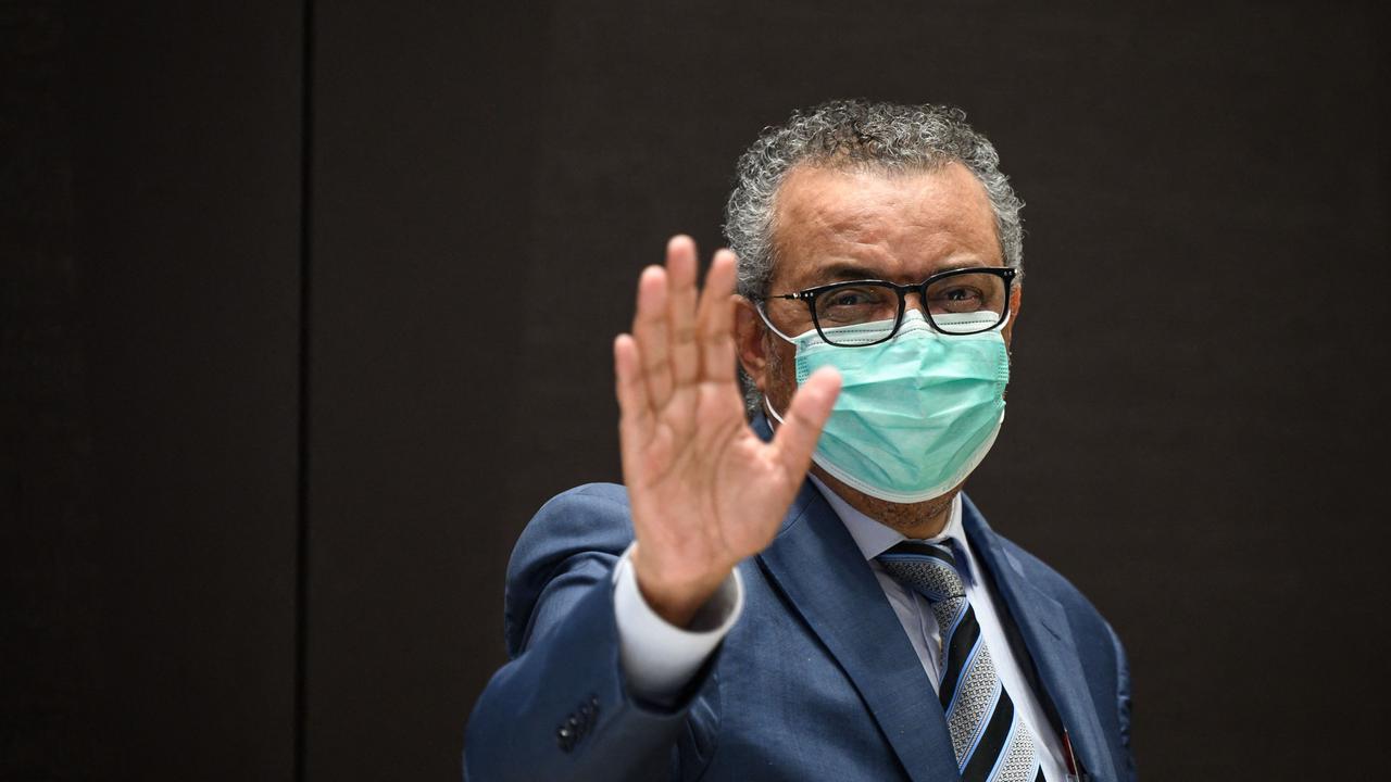 World Health Organisation (WHO) Director-General Tedros Adhanom Ghebreyesus. Picture: Fabrice Coffrini / AFP