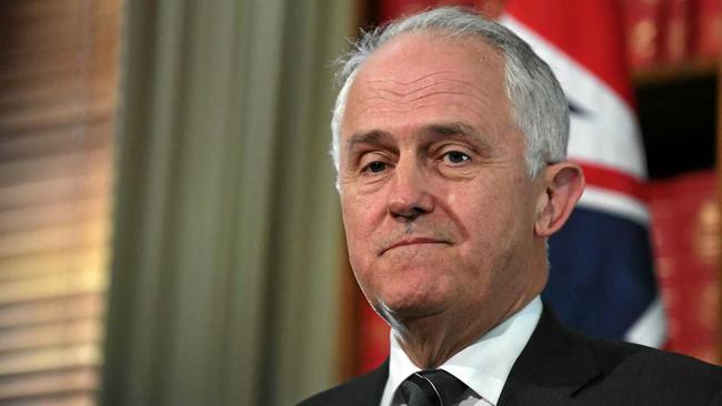 Prime Minister Malcolm Turnbull addresses the media at the Commonwealth Parliamentary Offices in Melbourne. Picture: JAMES ROSS