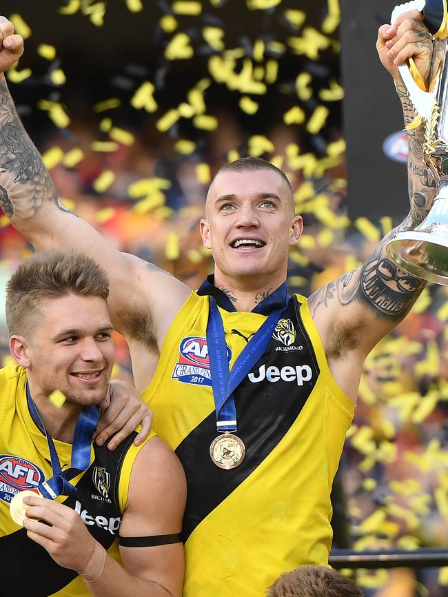 Dustin Martin did it all in 2017. Pic: AAP