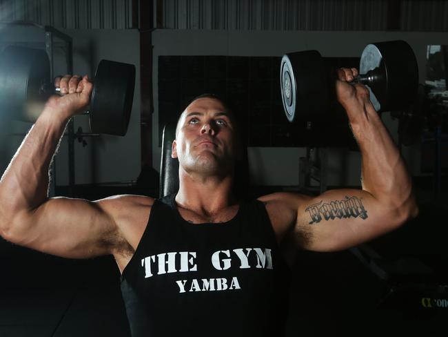 Former NRL star Danny Wicks pictured in The Gym at Yamba Pic Jason O'Brien