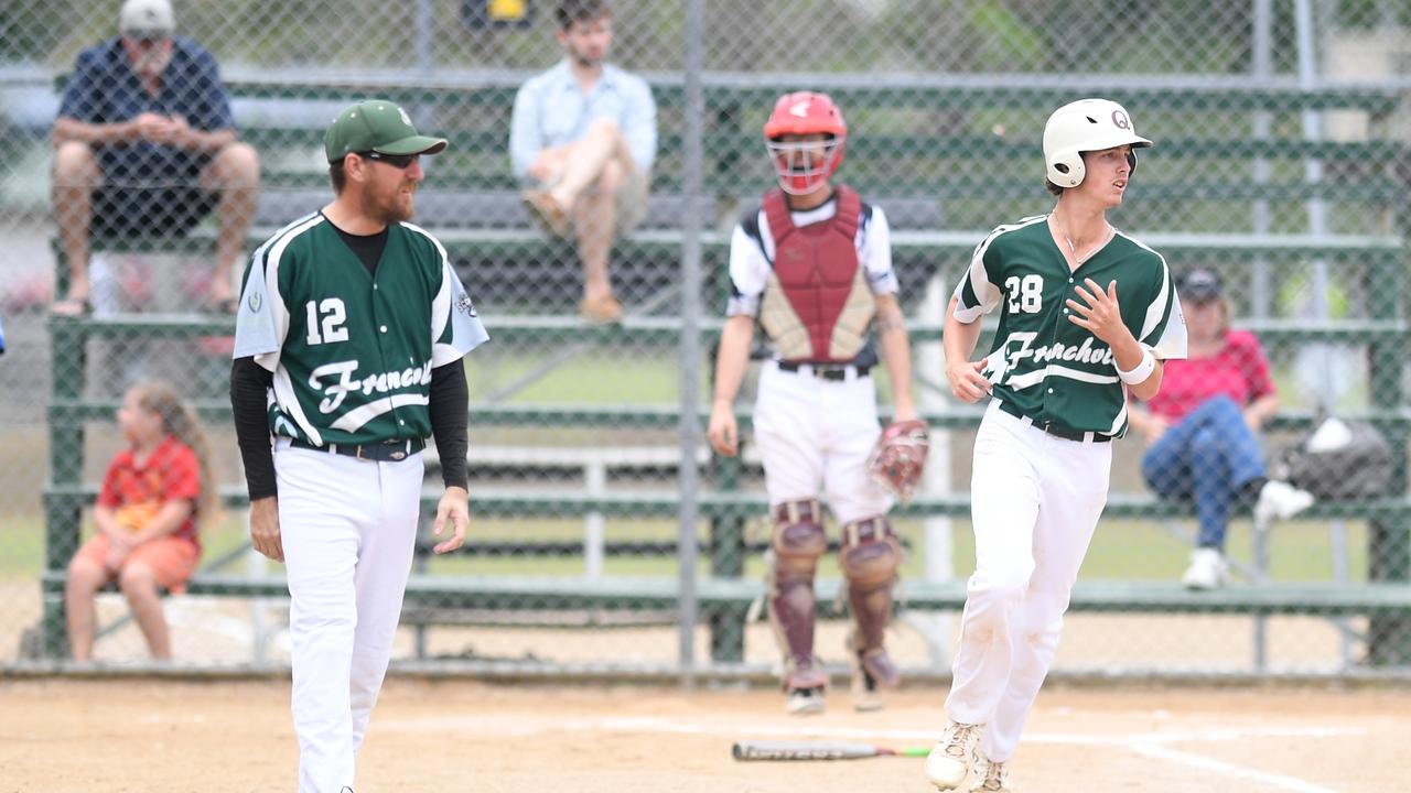SOFTBALL Open Men's grand final: Frenchville's Brian Duke and Nick Crouch
