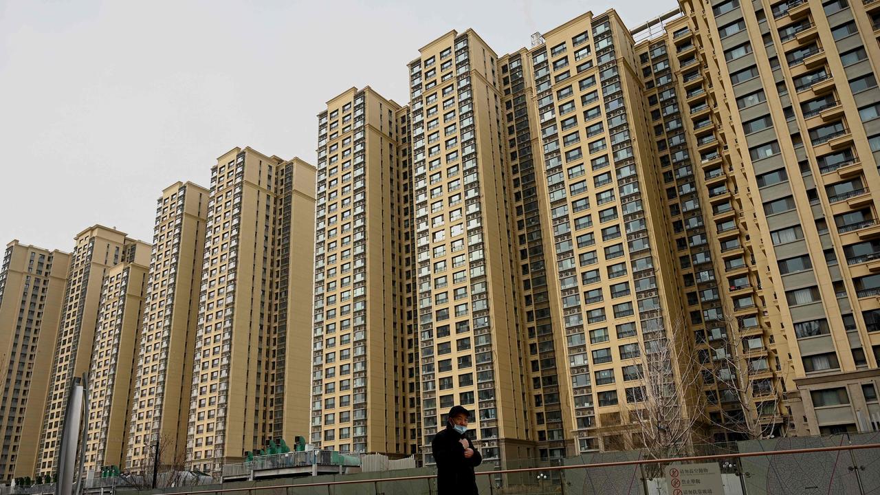 Economic contagion from China’s debt-ridden property sector is a key risk to global growth, the IMF has cautioned. Photo by Noel Celis / AFP