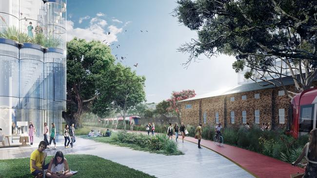 The university campus will be built on the historic Cumberland Hospital grounds at North Parramatta.