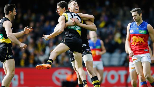 Jason Castagna kicked the first and last goal of the match. Picture: Getty Images