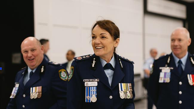 Karen Webb in Dubbo making an address to open Dubbo’s latest police facility. Picture: Hannah Hodgkinson