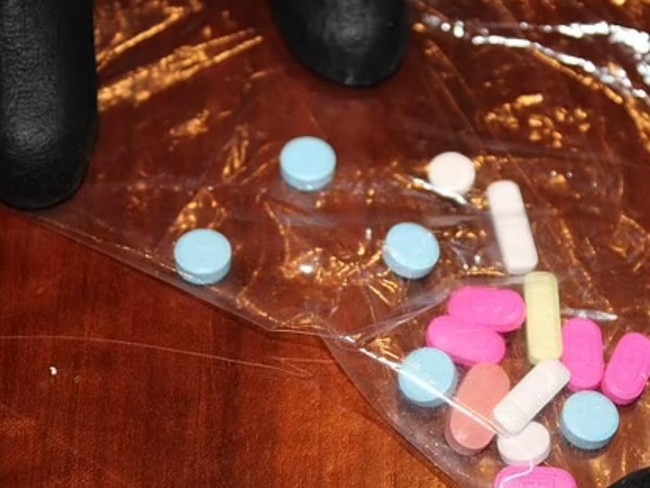 A colourful collection of pills were found. Picture: US Department of Justice