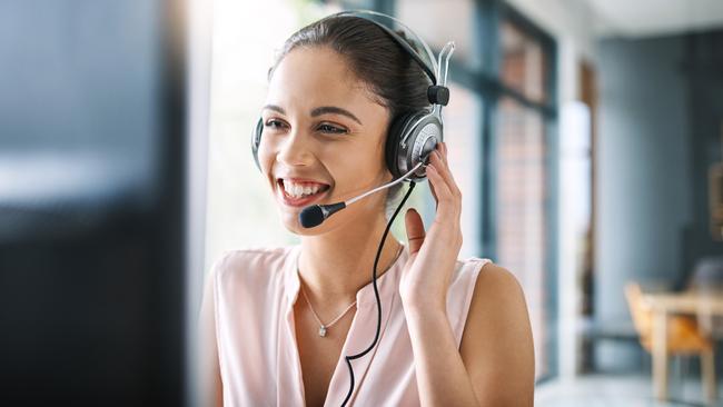 Cropped shot of an attractive young woman working in a call center