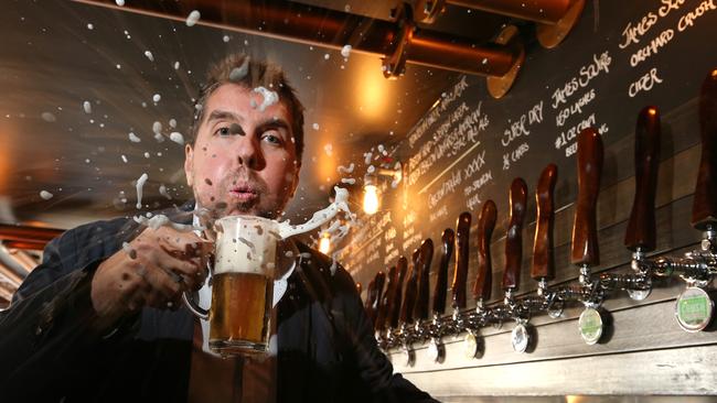 House of Brews owner Sacha Kanaghines. Picture: Glenn Hampson