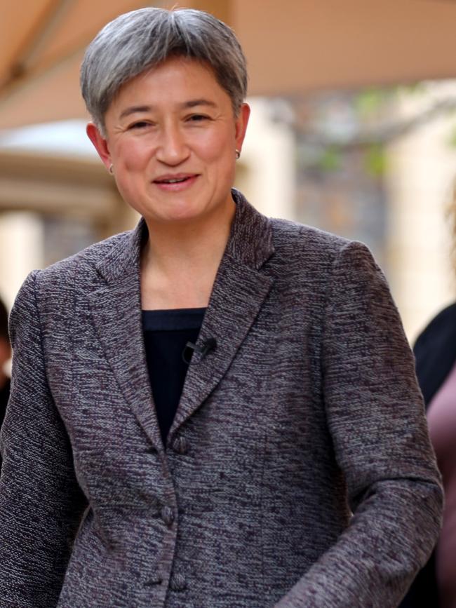 Is Penny Wong looking to make a big point of difference with the government on China?