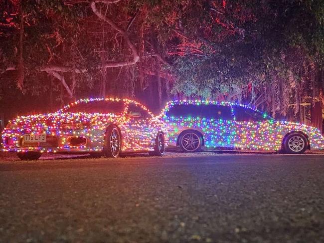 These cars have around 140m of lights fitted to them.