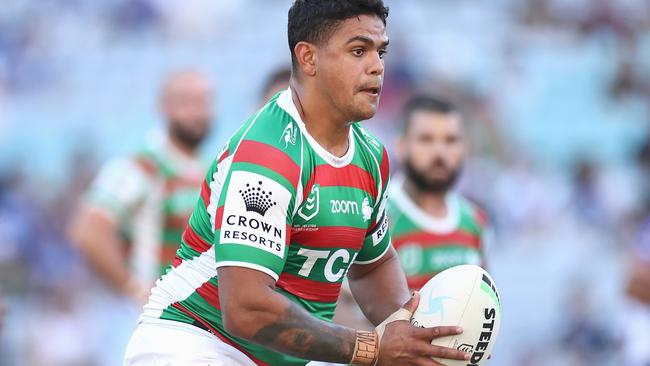 The Rabbitohs were forced to abandon a pre-season training camp at Latrell Mitchell’s Taree property.