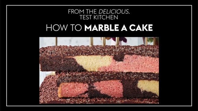 Chocolate crackle marble cake recipe