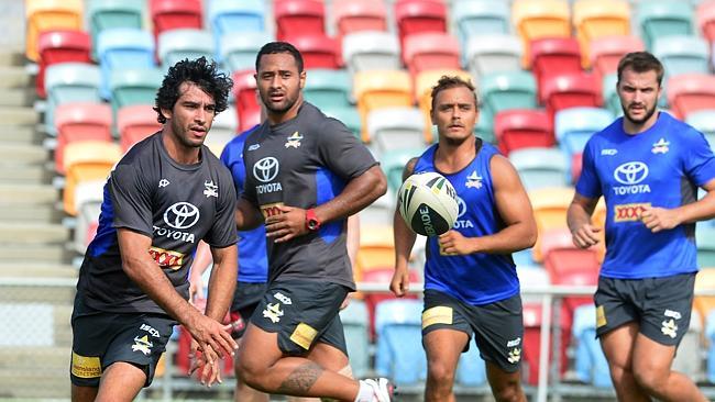 North Queensland Cowboys training at 1300 Smiles Stadium. Johnathan Thurston. Picture: Evan Morgan