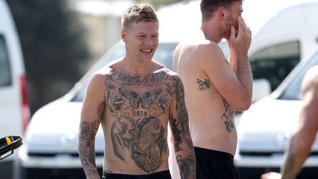 Jordan De Goey is set to play for Collingwood against Gold Coast on Monday night