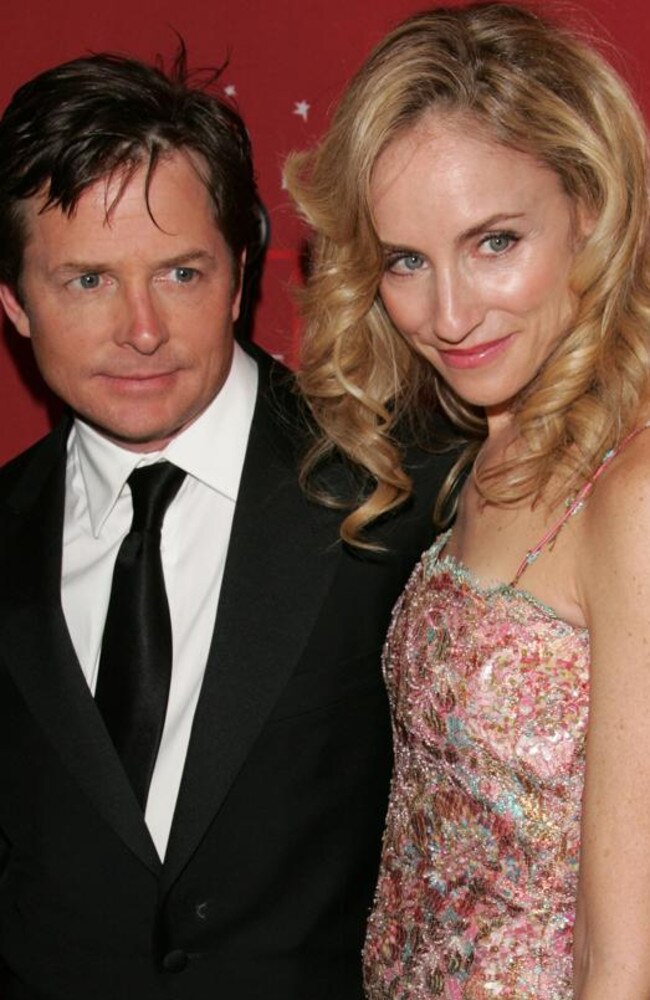 Michael J. Fox and wife Tracy Pollan, 2007. Picture: Getty Images