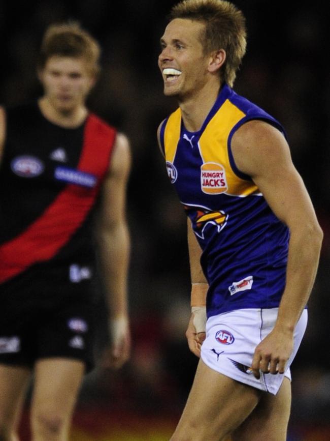 Mark LeCras was unstoppable against the Bombers in 2010.