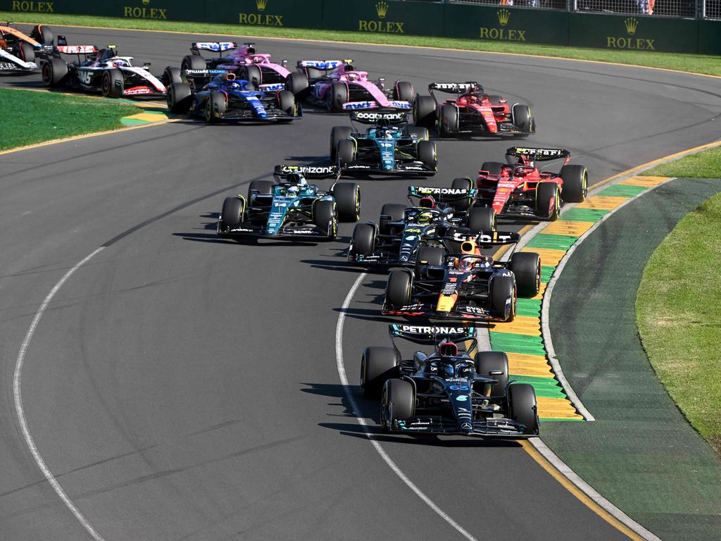 Fan favourite Daniel Ricciardo is back on the grid at Melbourne. Picture: AFP
