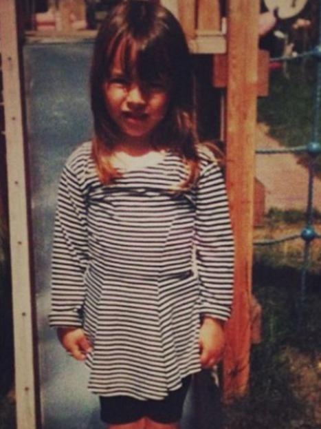 Monika pictured in Denmark, aged three.