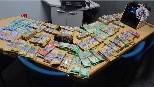 Townsville Police seized more than $5 million worth of ice and $850,000 cash in a major drug operation. Photo: QPS