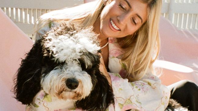 Ellie Watson and her dog, Oatly.