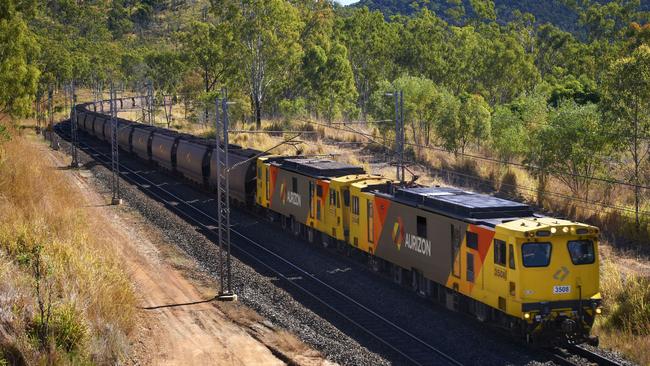 Aurizon coal train.