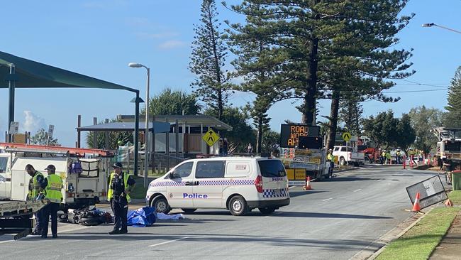 Police are investigating after a man died following a moped crash in Miami. Picture: Amaani Siddeek