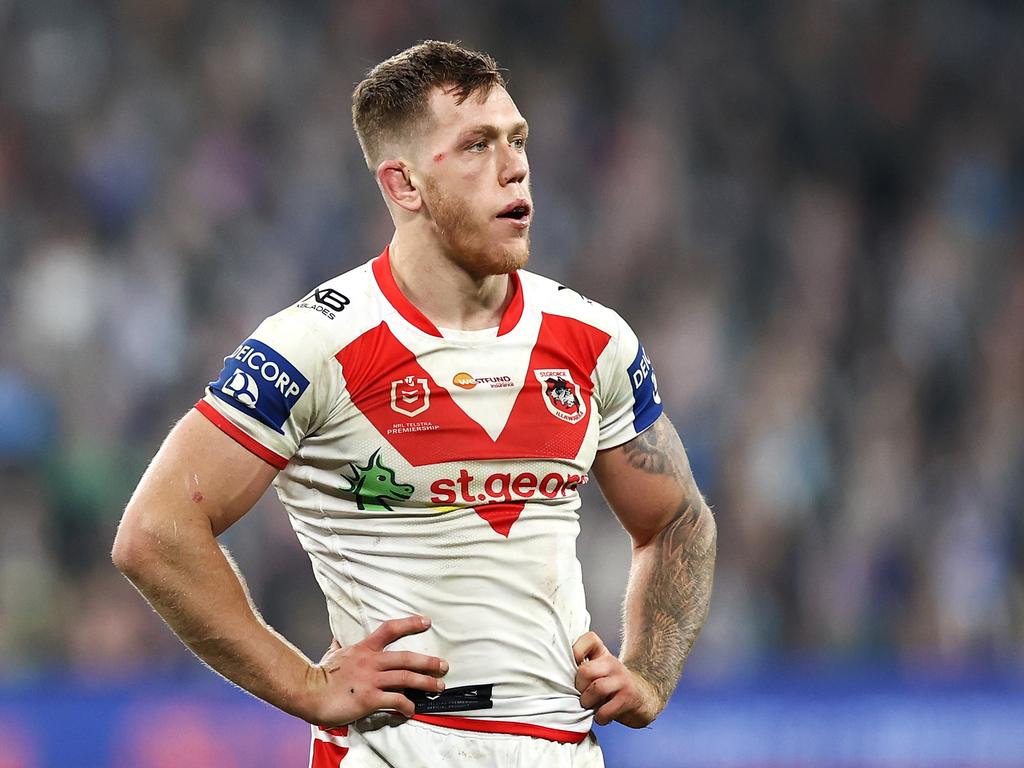 Cameron McInnes is still contracted to the Dragons, but is now training with the Sharks. Picture: Cameron Spencer/Getty Images