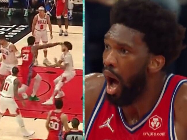 Joel Embiid's punch could have ended very badly.