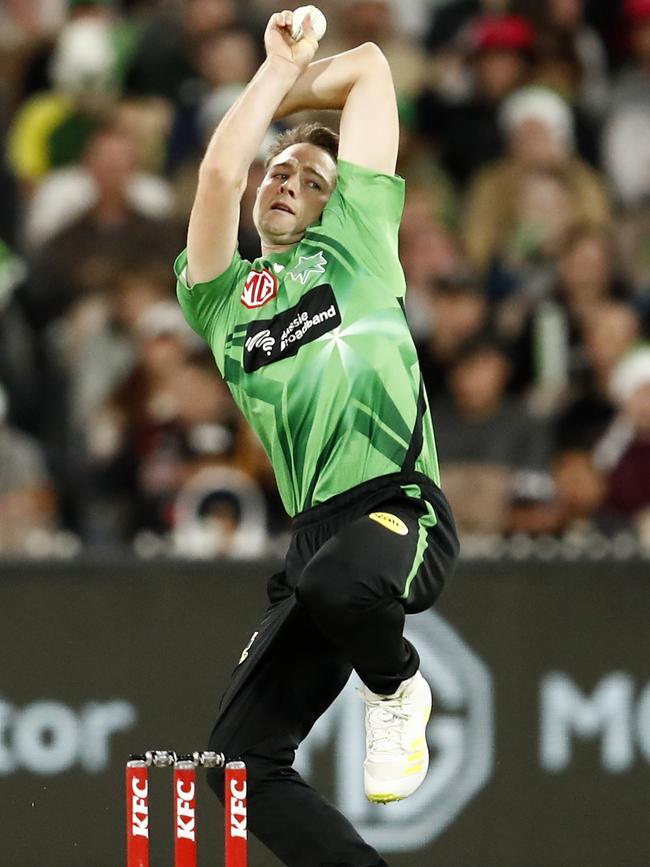 Brody Couch in full flight at the MCG. Picture: Darrian Traynor/Getty Images